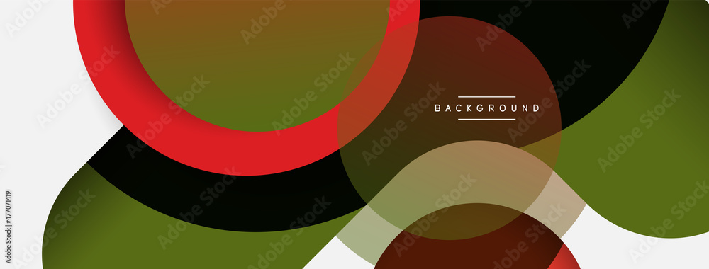 Circle and round shapes abstract background. Vector illustration for wallpaper banner background or landing page Circle and round shapes abstract background. Vector illustration for wallpaper banner background or landing page