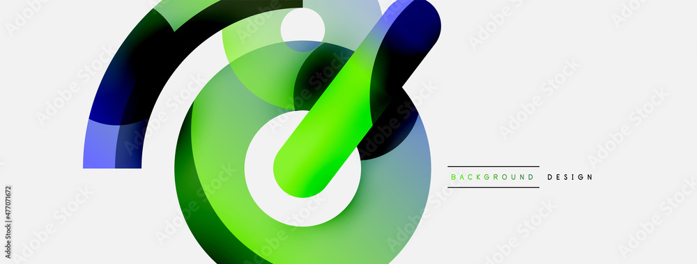 Round shapes circles and other geometric forms. Vector illustration for wallpaper banner background card or landing page Round shapes circles and other geometric forms. Vector illustration for wallpaper banner background card or landing page