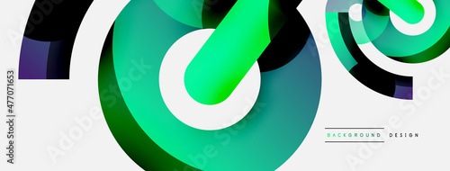 Circle abstract background. Vector illustration for wallpaper banner background card or landing page