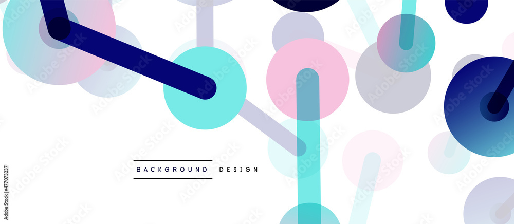 Line points connections geometric abstract background. Circles connected by lines. Trendy techno business template for wallpaper, banner, background or landing Line points connections geometric abstract background. Circles connected by lines. Trendy techno business template for wallpaper, banner, background or landing