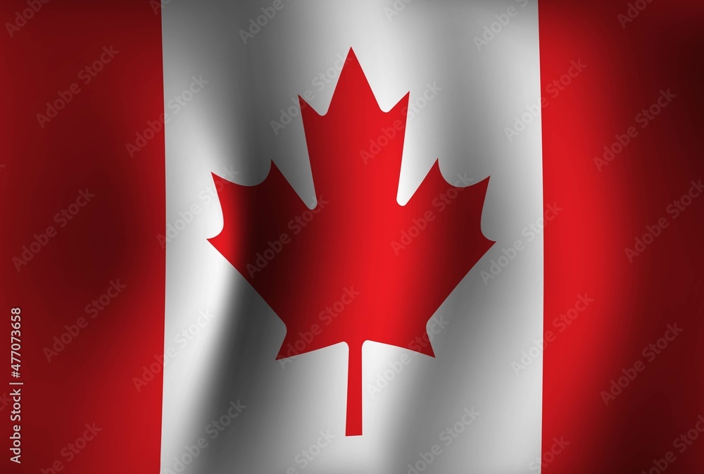 Canada Flag Background Waving 3D. National Independence Day Banner Wallpaper Canada Flag Background Waving 3D. National Independence Day Banner Wallpaper