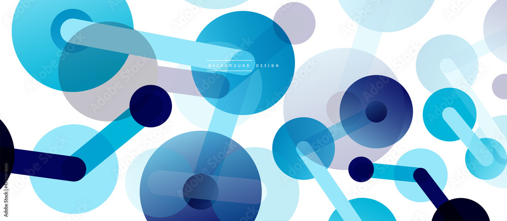 Line points connections geometric abstract background. Circles connected by lines. Trendy techno business template for wallpaper, banner, background or landing Line points connections geometric abstract background. Circles connected by lines. Trendy techno business template for wallpaper, banner, background or landing