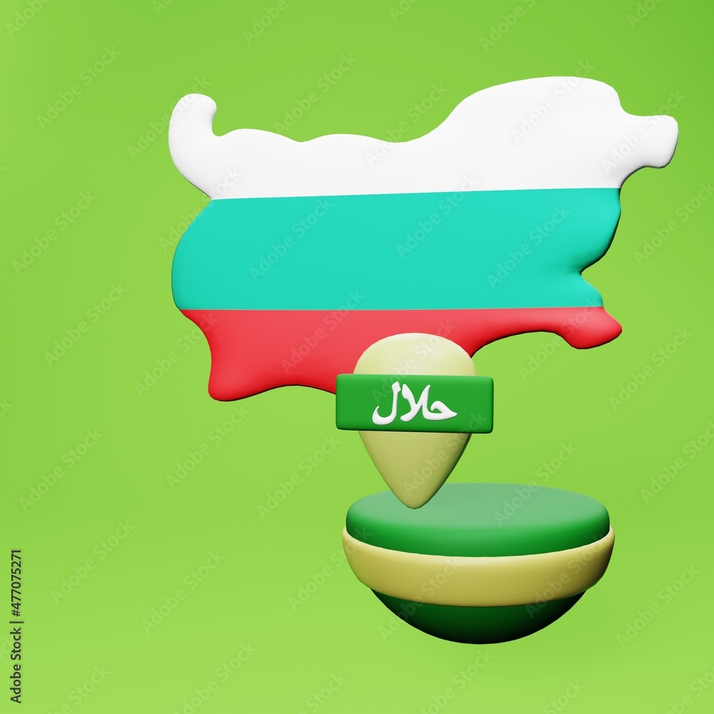 3d rendering of halal locations and tours in Bulgaria for Eid Al Adha and Eid 3d rendering of halal locations and tours in Bulgaria for Eid Al Adha and Eid