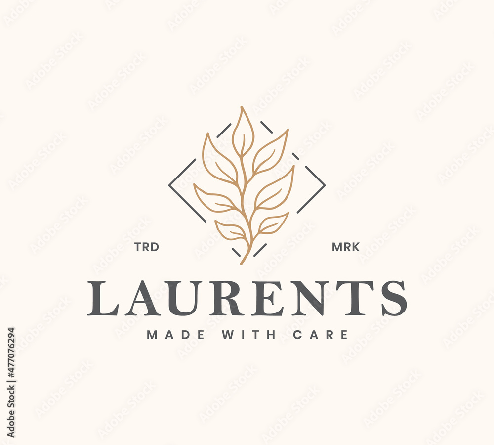 botanical floral logo vector botanical floral logo vector