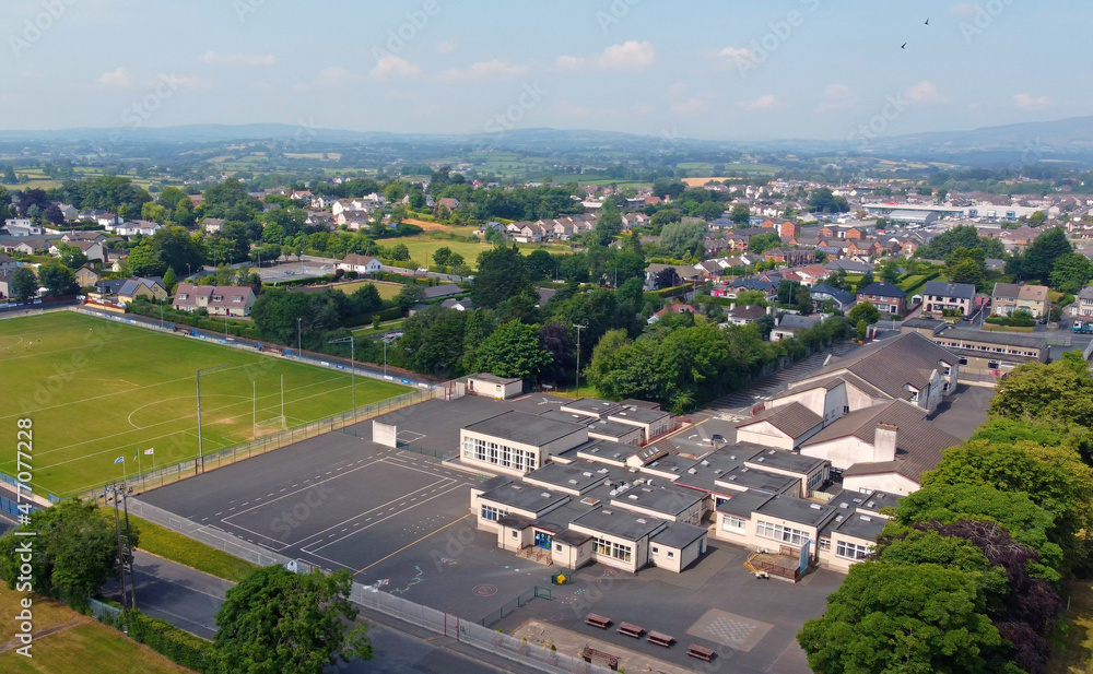 Aerial Photo of Holy Trinity Primary School Cookstown County Tyrone Northern Ireland
