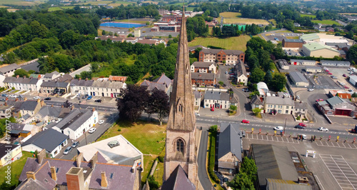 Photo Aerial Photo of Holy Trinity Church Cookstown County Tyrone Northern Ireland