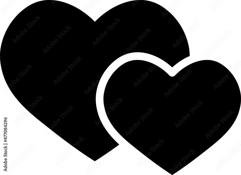 Heart icon in trendy flat style isolated on background..eps Heart icon in trendy flat style isolated on background..eps