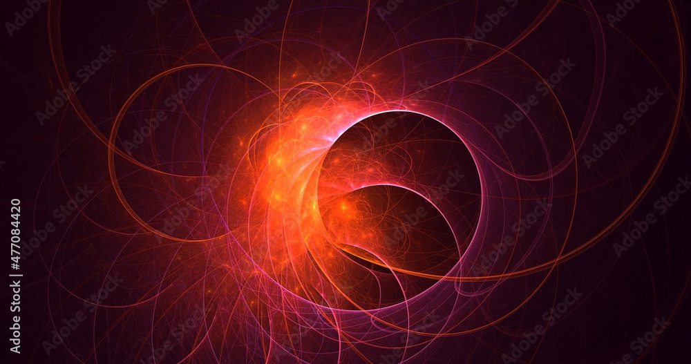 3D rendering abstract multicolor fractal light background 3D rendering abstract multicolor fractal light background