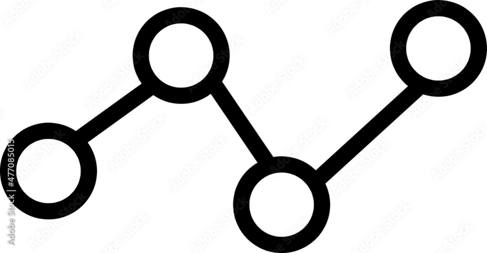 graph icon. simple outline graph vector icon. on white background..eps graph icon. simple outline graph vector icon. on white background..eps