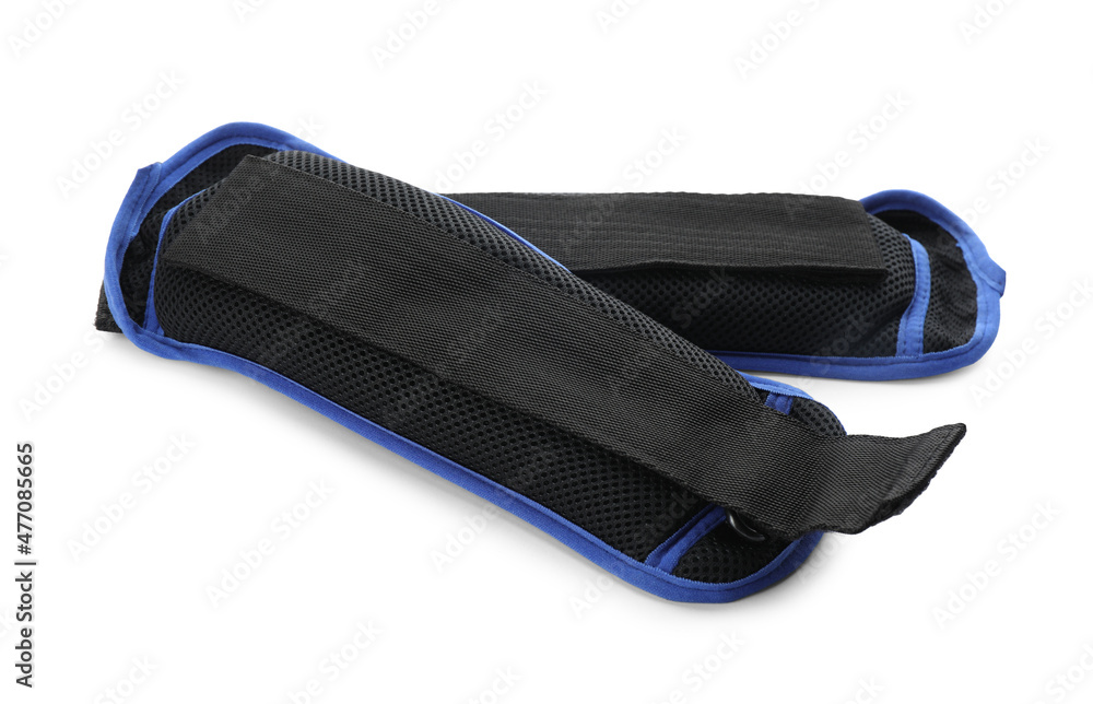 Stylish weighting agents on white background. Sport equipment Stylish weighting agents on white background. Sport equipment