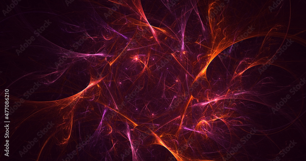 3D rendering abstract multicolor fractal light background 3D rendering abstract multicolor fractal light background