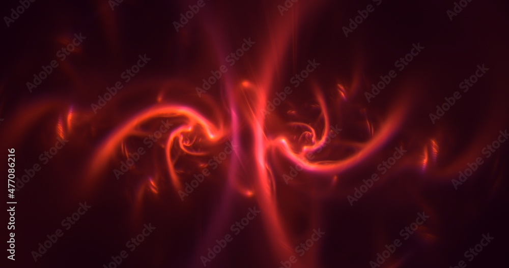 Fototapeta premium 3D rendering abstract multicolor fractal light background