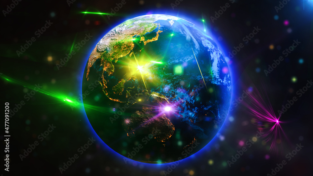 Fototapeta premium earth in space
