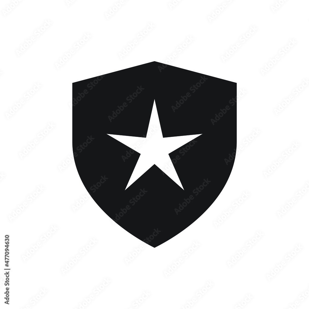 Police badge icon design vector illustration