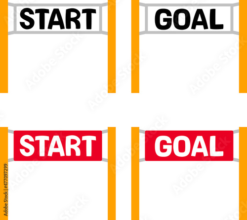 スタートゲートとゴールゲート
