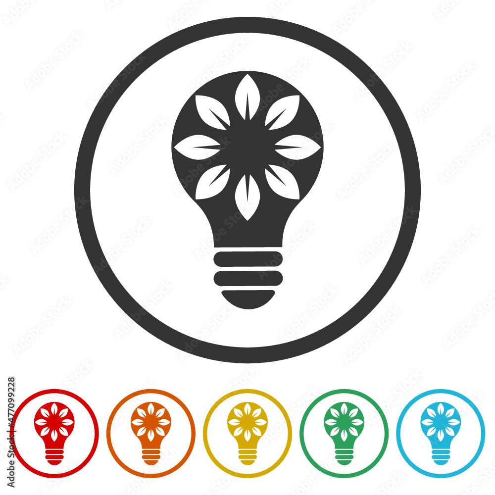 Idea growth icon isolated on white background, color set Idea growth icon isolated on white background, color set