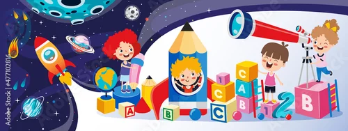 Obraz Abstract Concept Of Day And Night