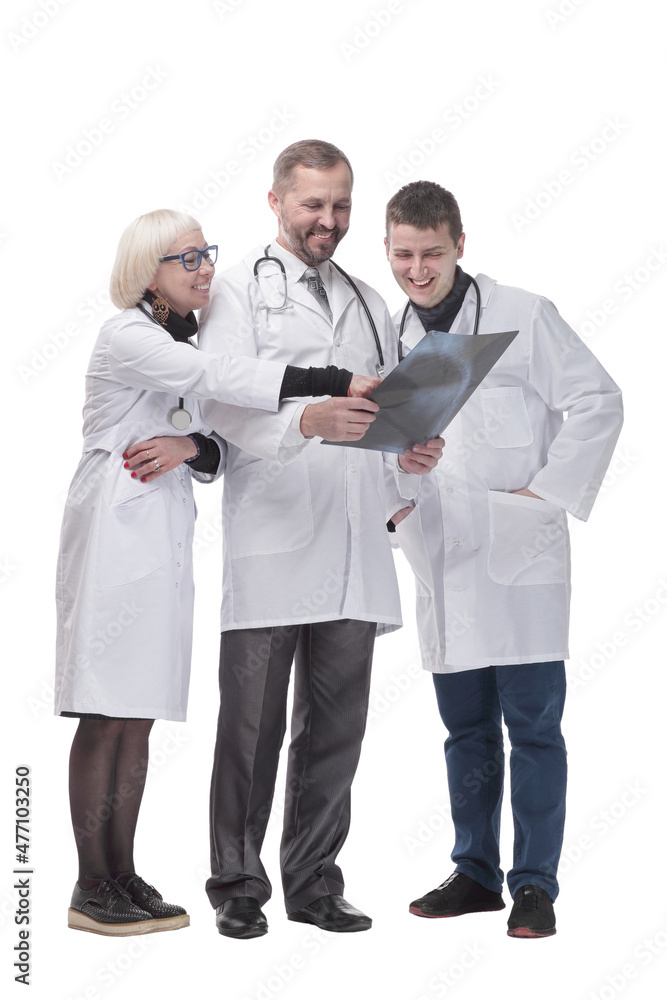 in full growth. group of qualified medical colleagues. in full growth. group of qualified medical colleagues.
