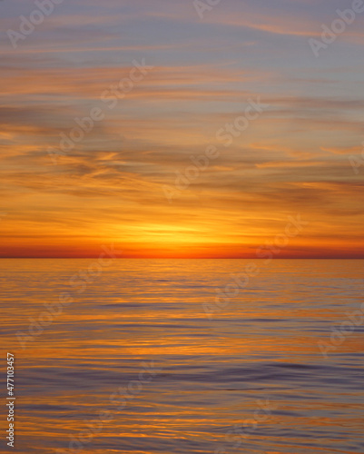 sunset over the sea in versilia © Andrea D'Angiolo