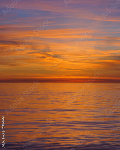 sunset over the sea in versilia © Andrea D'Angiolo