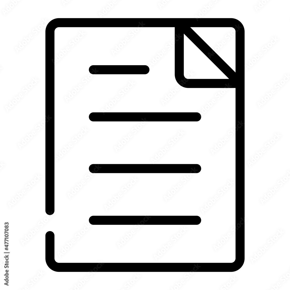 paper line icon paper line icon