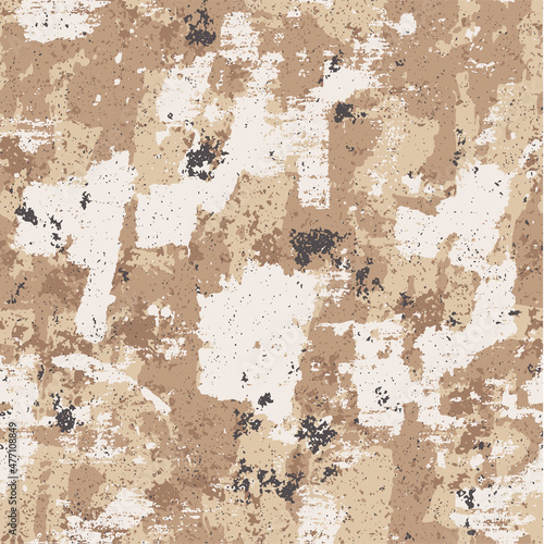 Urban grunge wallpaper abstract camouflage vector seamless pattern