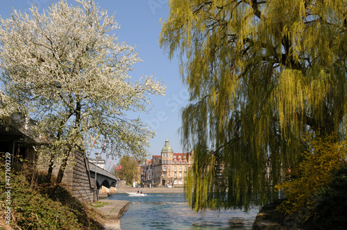 Konstanz am Bodensee, Frühling in der Altstadt