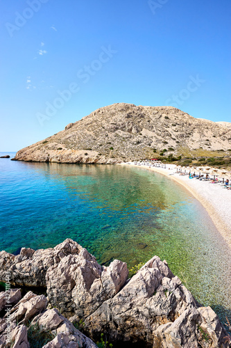 "Oprna Bay" on the Island of Krk in Croatia