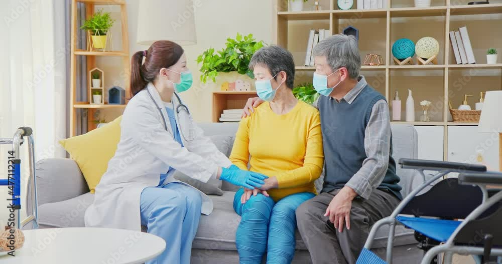 Senior home healthcare concept Senior home healthcare concept