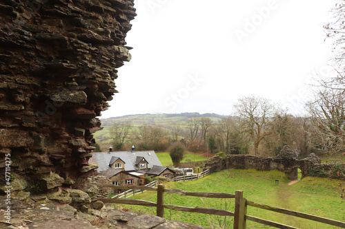 Ruins of Longtown Castle in Herefordshire photo