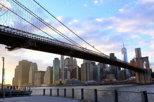 Fototapeta Naklejka Na Ścianę i Meble -  Brooklyn Bridge in NYC, U.S.