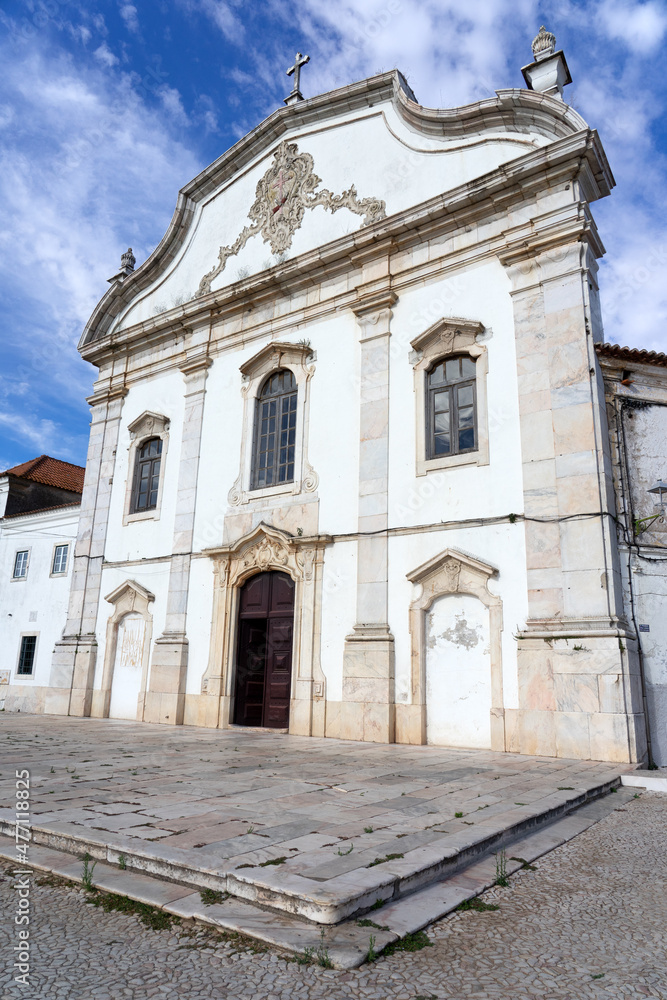 Sao Francisco convent in the marble village of Estremoz in Alentejo region in Portugal.