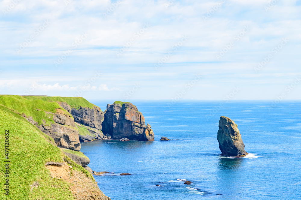 Fototapeta premium 道東の岬 涙岬