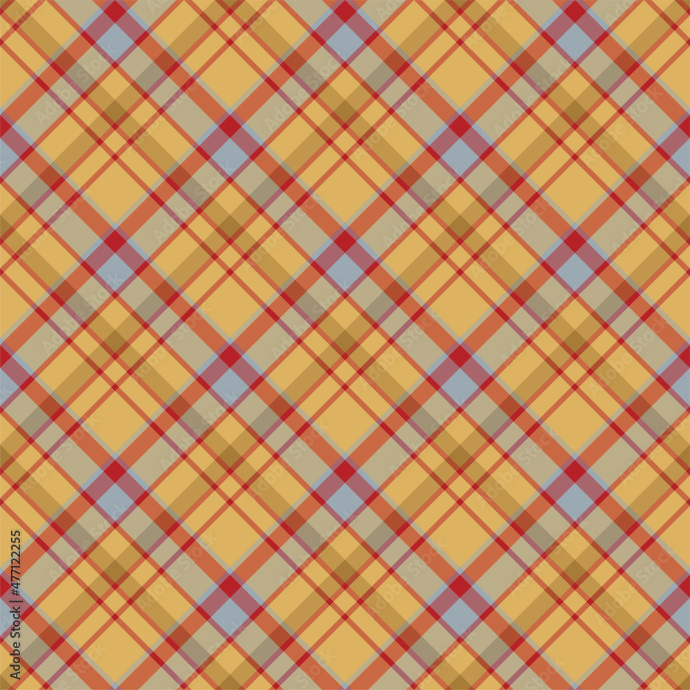 Plaid seamless pattern. Vector background of textile ornament. Flat fabric design. Plaid seamless pattern. Vector background of textile ornament. Flat fabric design.