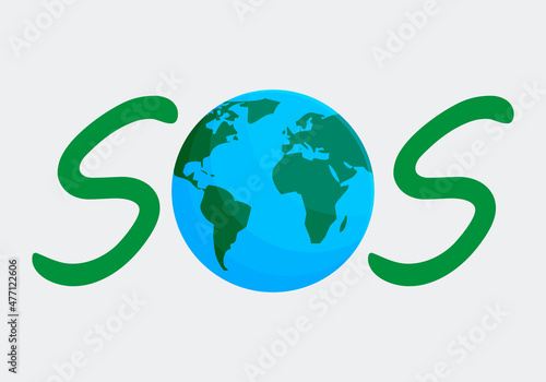 Petición de ayuda por el cambio climático para salvar la tierra. 