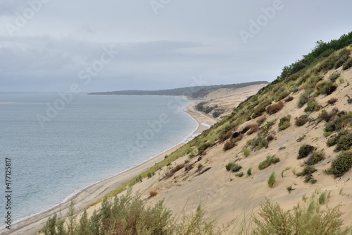 Seascape at the "Dune du Pilat" in Gironde-France