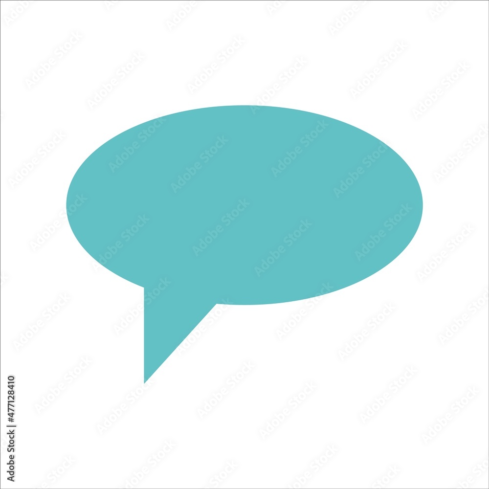 Speech bubbles in blue on white background. Empty blank of different shapes for text and chat messages. Stock vector illustration. Speech bubbles in blue on white background. Empty blank of different shapes for text and chat messages. Stock vector illustration.