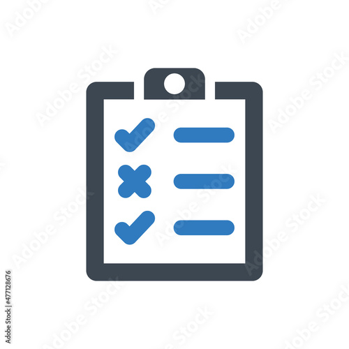 Audit list survey icon