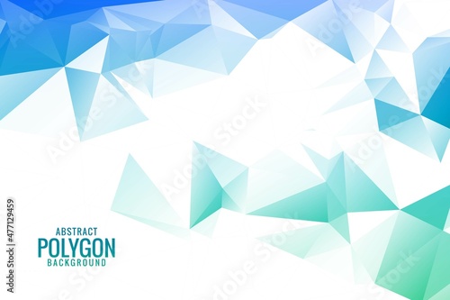 Abstract colorful polygonal background with triangles