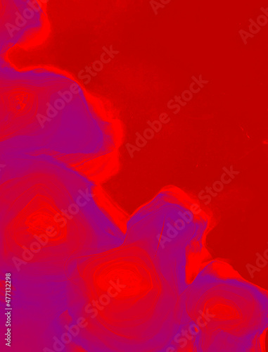 Abstract ink background with red splashes