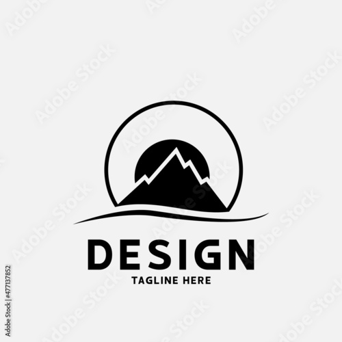 Outdoor Adventure logo vector graphic creative symbol, illustration design