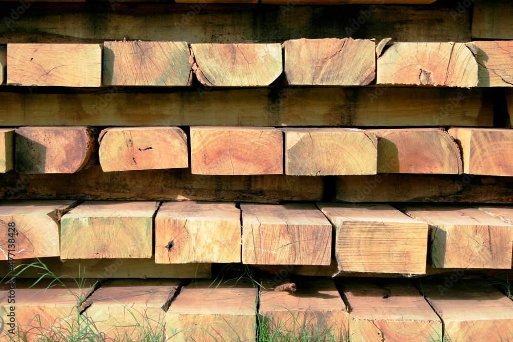 Tablas de madera de Quebracho colorado para vìas de ferrocarril