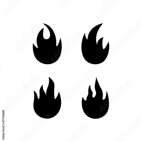 fire vector. flame vector. blaze vector sign flame