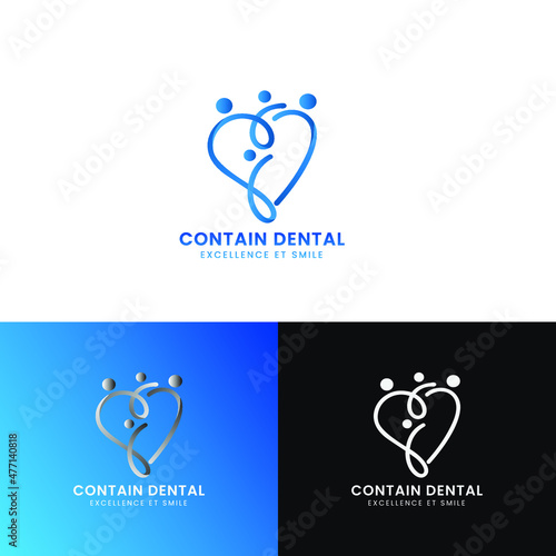 Contain Dental Logo - Logo Template