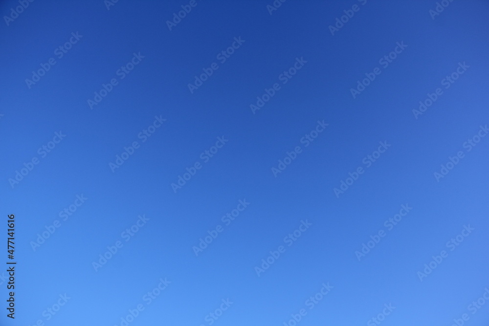 Beautiful clear blue sky deep atmosphere gradient background texture
