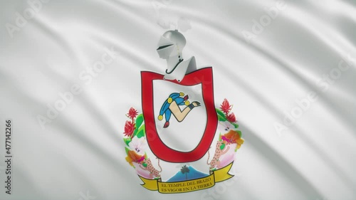 Colima - Mexican State Waving Flag