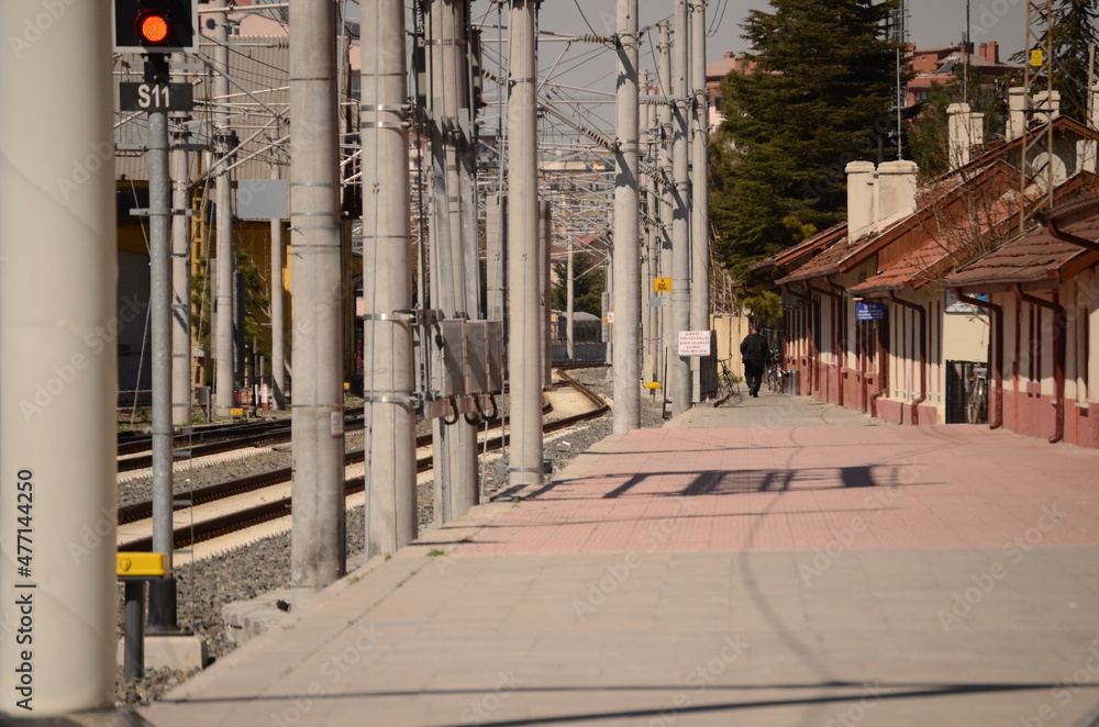 Obraz premium railway station