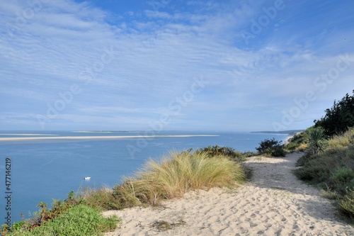 Seascape at the  Dune du Pilat  in Gironde-France