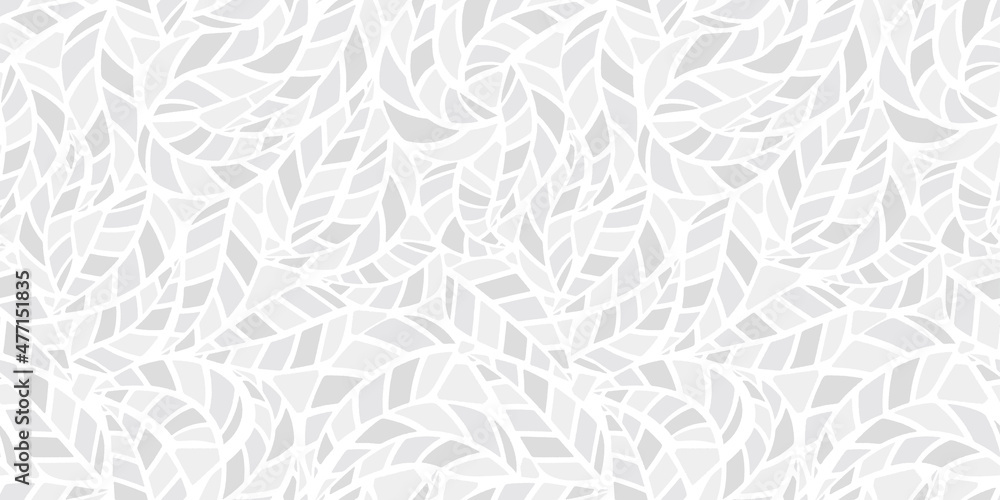 Organic motif, botanical motif background. Seamless pattern.Vector.スタイリッシュな有機的パターン
 - obrazy, fototapety, plakaty 