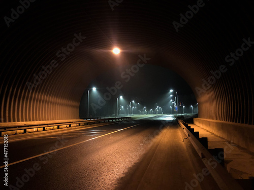 Tunnel in winter